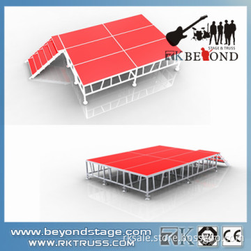 4x4ft, 4x8ft Aluminum Outdoor Portable Stage Platform